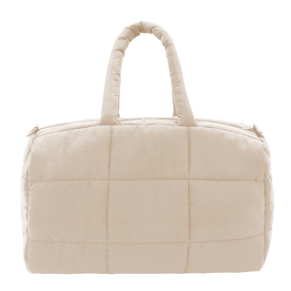 MYTAGALONGS The Cloud Duffle in Creme